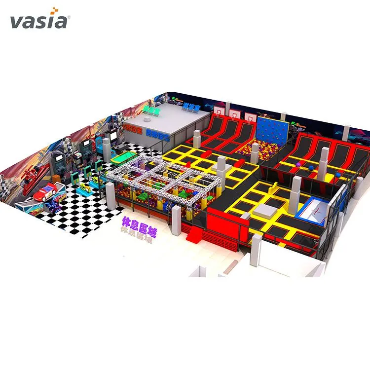 Professional Trampoline Park With Ninja Classes